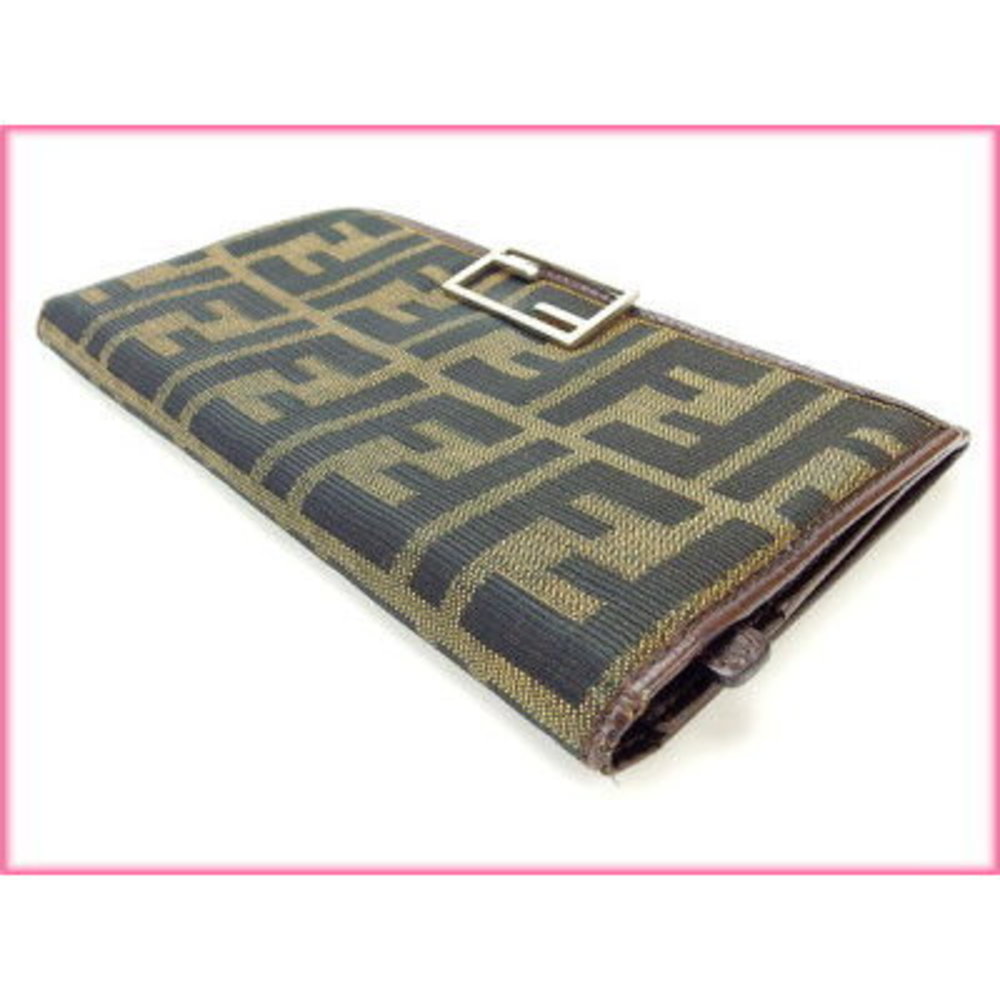 FENDI Zucca long Wallet brown black beige - Picture 4 of 6